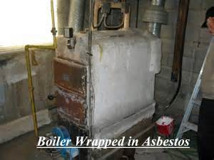 Boiler Wrapped In Asbestos